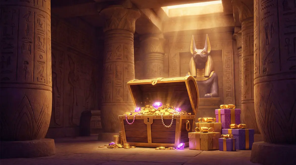 Baú de tesouros com bônus e promoções do mgmbet casino